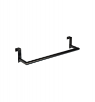 TOALLERO PARA MUEBLE 37.5cm BAÑO DISEÑO NEGRO MATE